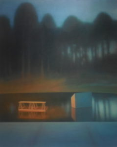 「小屋と机」162×130.5㎝　2020